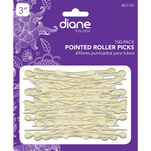 D1107 ROLLER PICK WHITE 100 PK