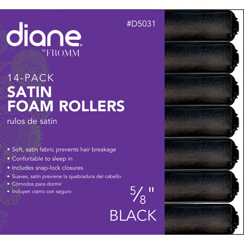 D5031 SATIN FOAM ROLLERS 5/8
