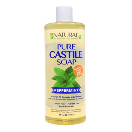 DR NATURAL GEL DE DOUCHE MENTHE POIVREE 32 OZ