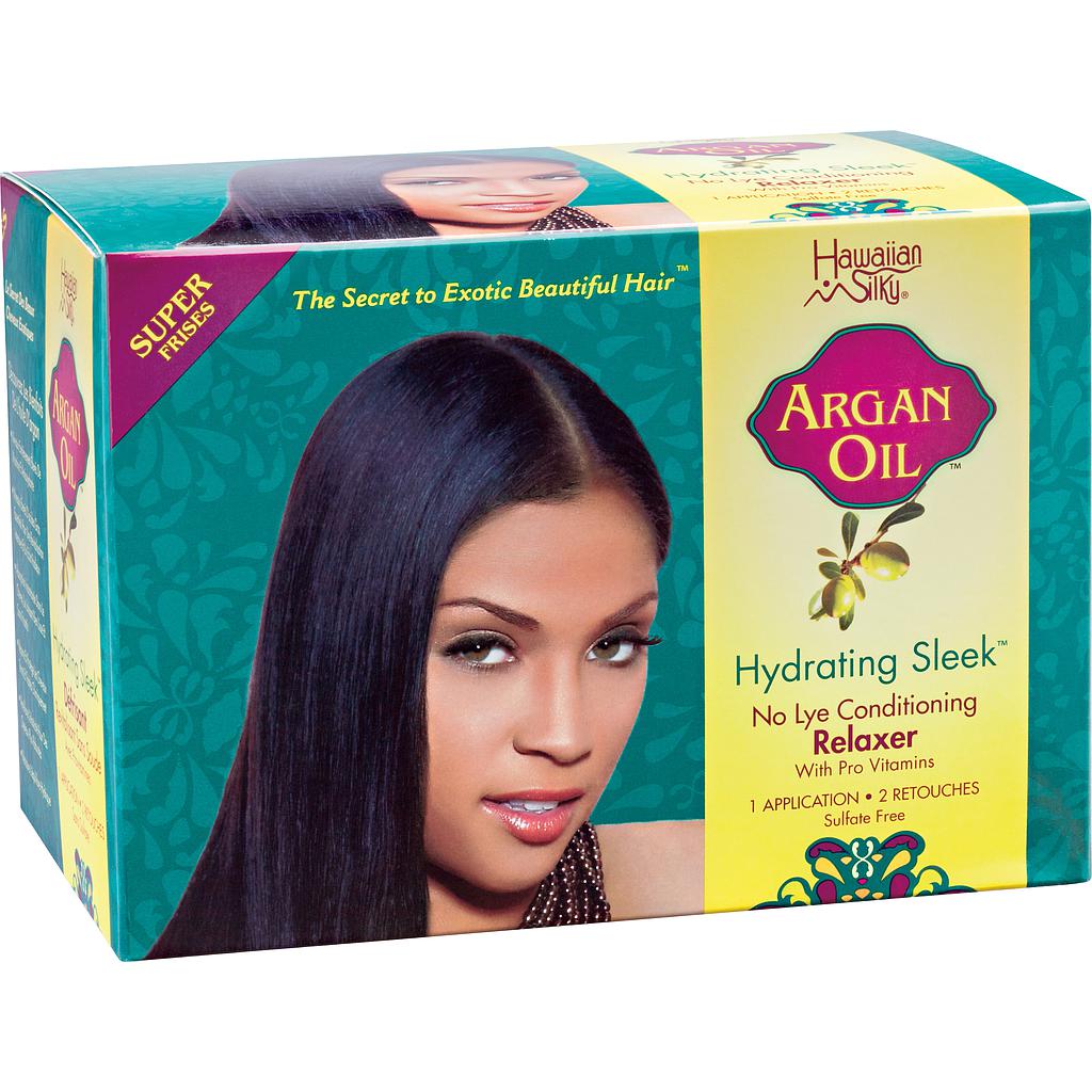 HAWAIIAN SILKY ARGAN OIL KIT DEFRISANT SUPER