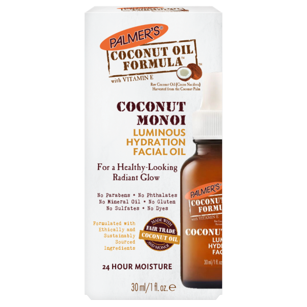 PALMERS HUILE DE COCO HUILE D'HYDRATATION FACIALE LUMINEUSE 30ml