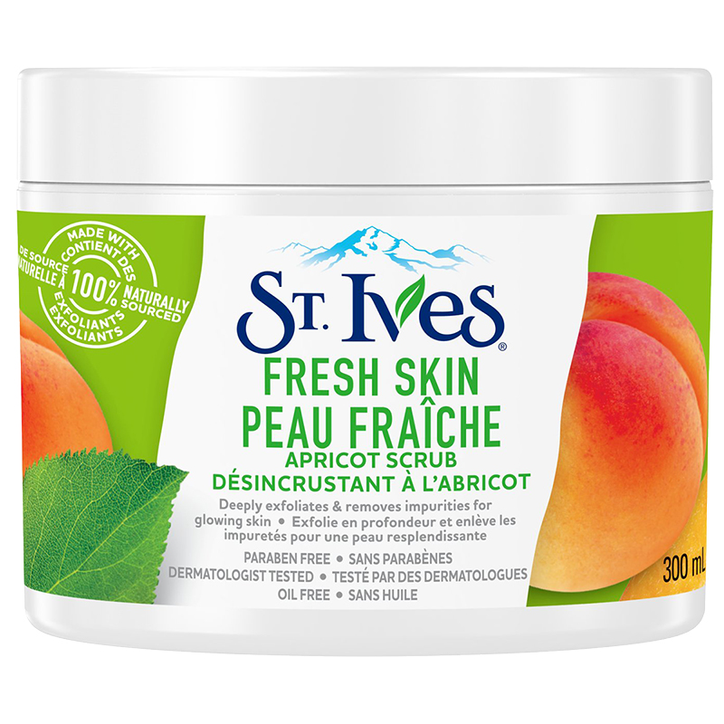 ST IVES GOMMAGE POT ABRICOT PEAU FRAICHE 300Gr