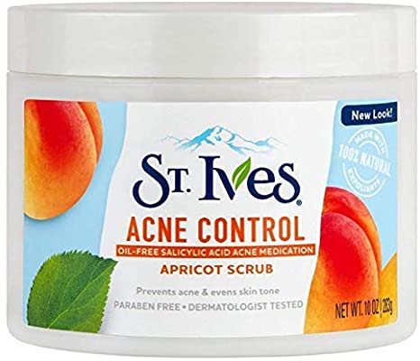 ST IVES GOMMAGE POT ABRICOT ANTI ACNE 300Gr