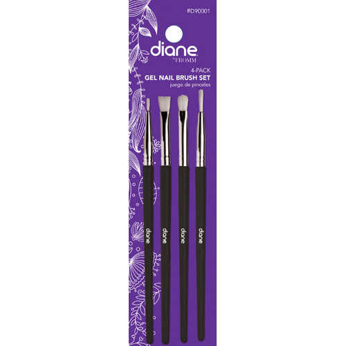 D90001 GEL NAIL BRUSH SET 4PCS