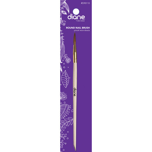 D90110 ROUND NAIL BRUSH BLACK