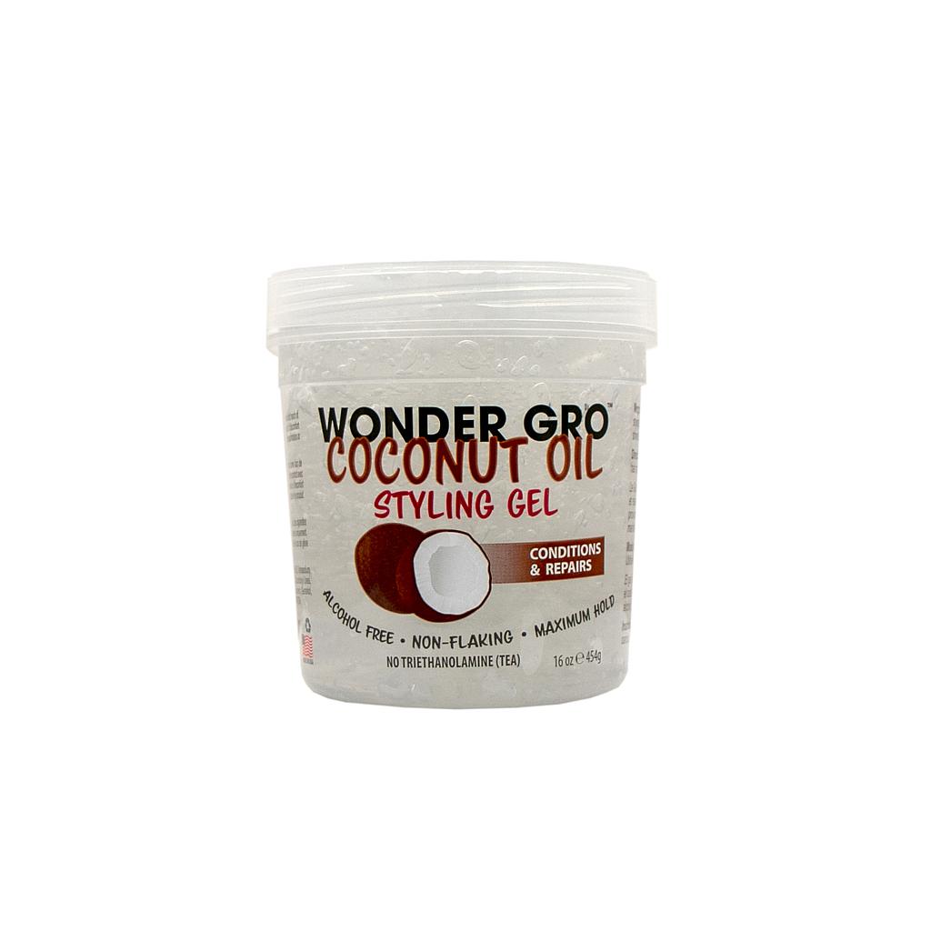 WONDER GRO HUILE DE COCO GEL COIFFANT 454g