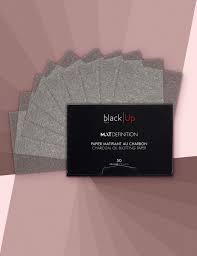 BLACK UP PAPIER MAT AU CHARBON