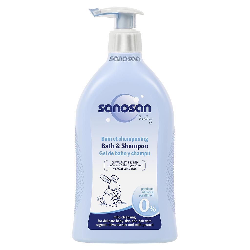 SANOSAN BABY GEL DE BAIN & SHAMPOOING 500 ML