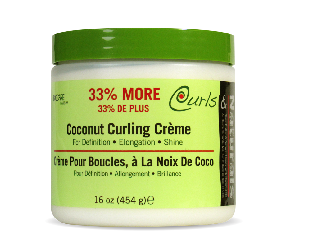 CURLS & NATURALS CREME POUR BOUCLES NOIX DE COCO 454g