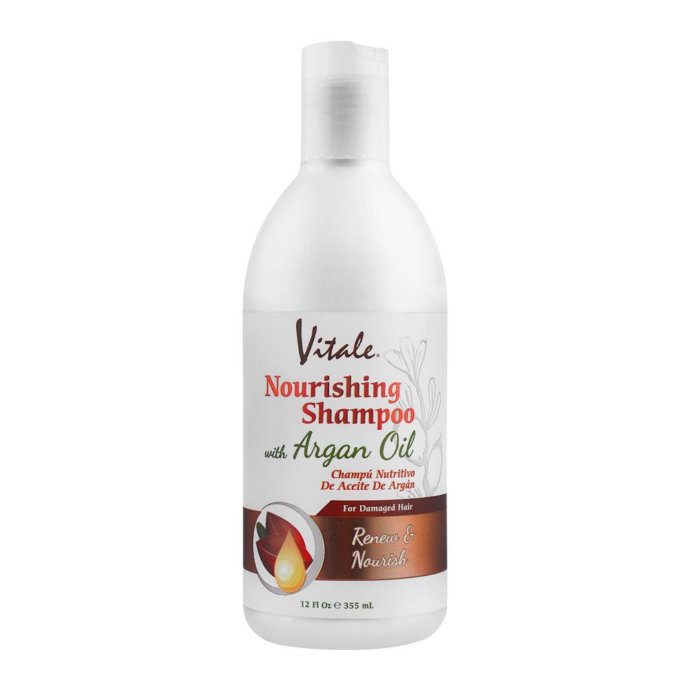 VITALE NOURISHING SHAMPOO WITH ARGAN OIL 12 OZ