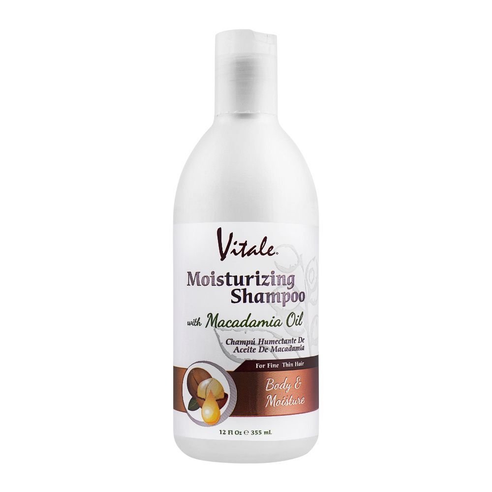 VITALE SHAMPOING HYDRATANT A L'HUILE DE MACADEMIA12 OZ