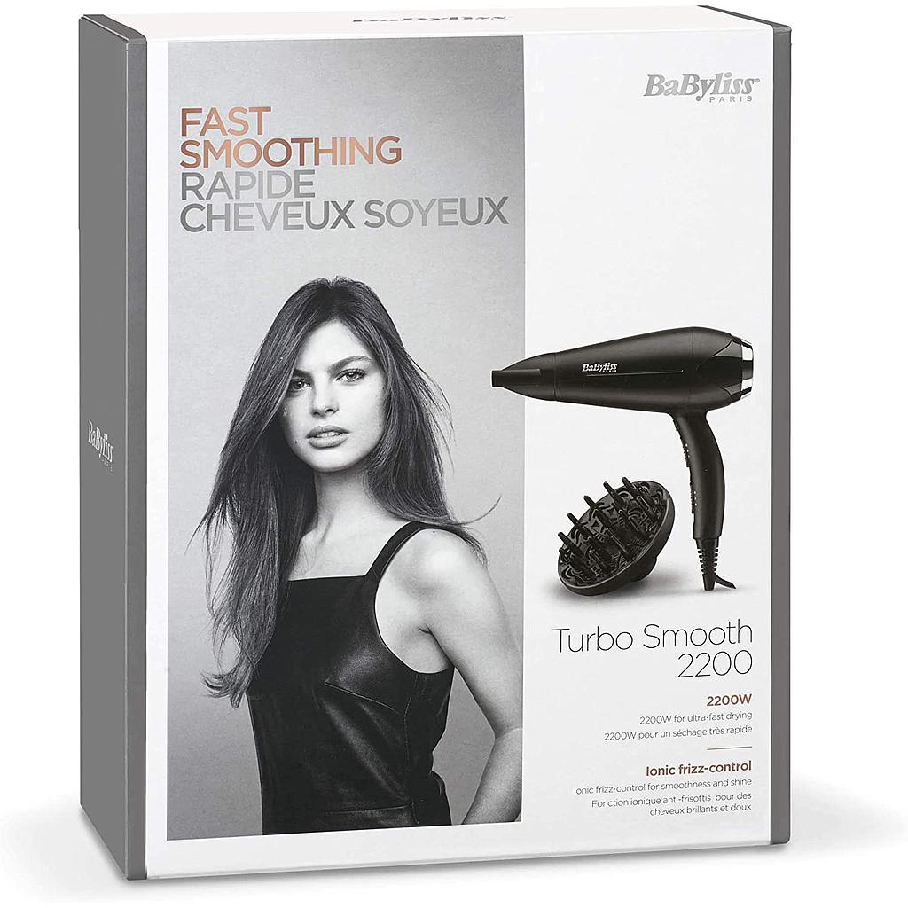 BABYLISS SECHE-CHEVEUX TURBO SMOOTH 2200