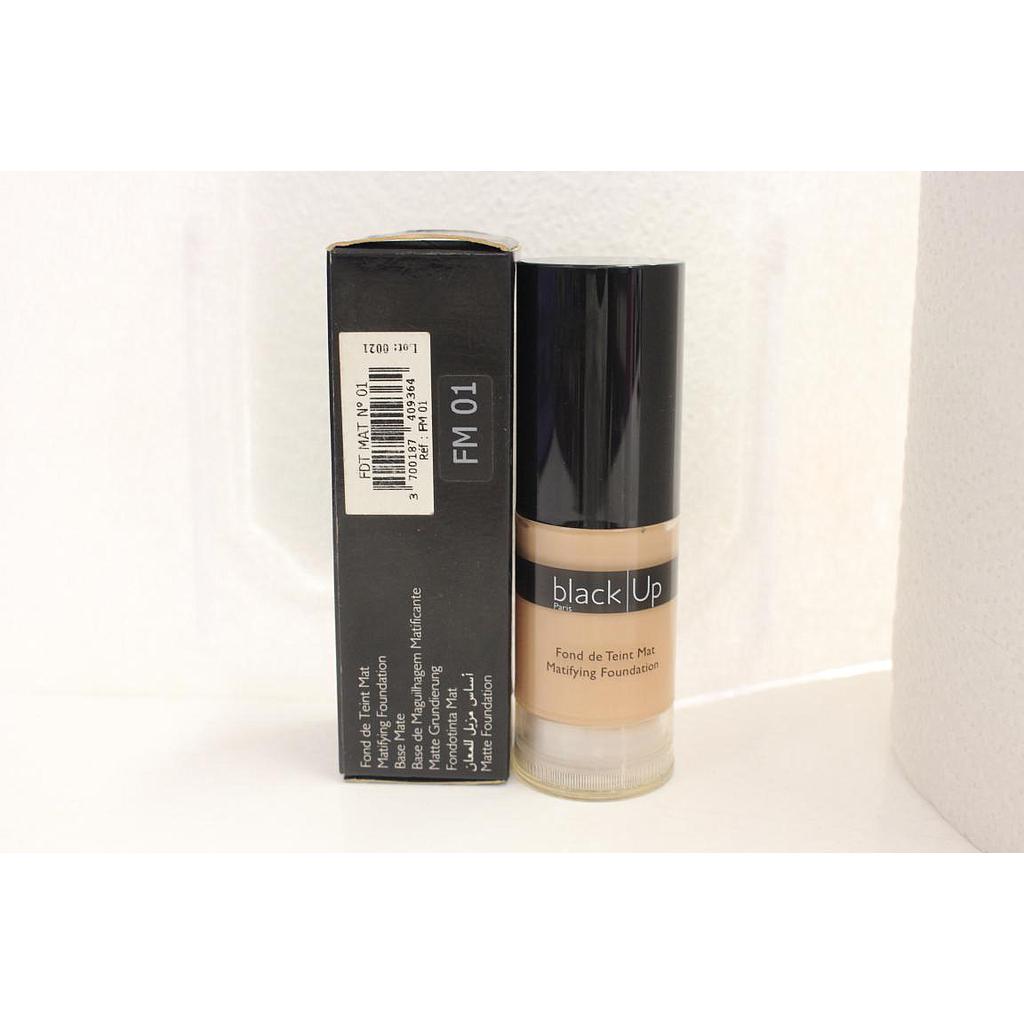 BLACK UP FOND DE TEINT FLUIDE MATIFIANT N° 01