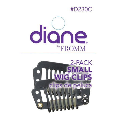 D230C WIG CLIPS BLACK SMALL