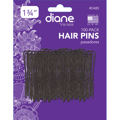 D485 FRENCH PIN 1 3/4" BLK 100 CARD