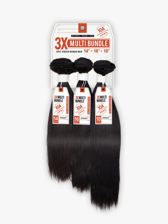 BARE&NATURAL STRAIGHT 12'' 14'' 16'' 10A 3XMULTI BUNDLE NATURAL